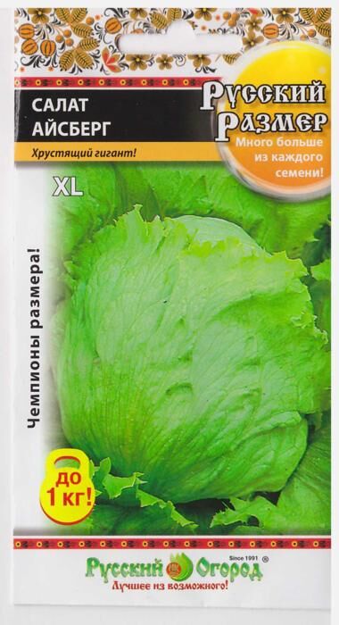 НЕВСКАЯ КОСМЕТИКА Салат Айсберг Русский размер кочанный (Код: 4058)
