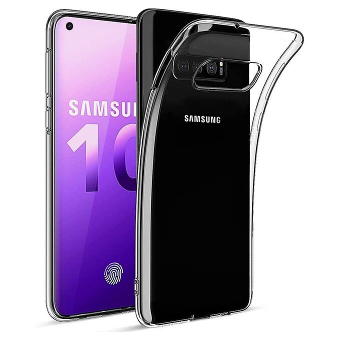 Чехол силиконовый прозрачный тонкий Samsung Galaxy
