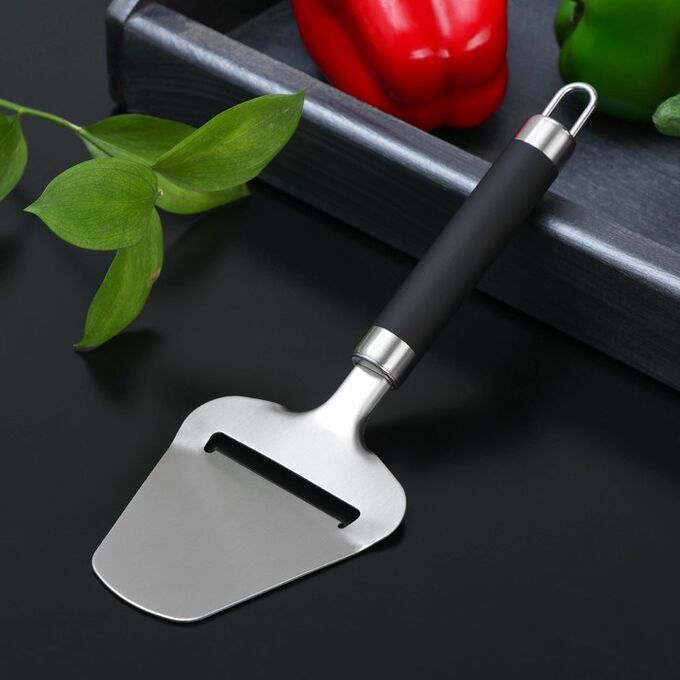 FoodVibes Нож для сыра Доляна Venus, нержавеющая сталь, цвет чёрный