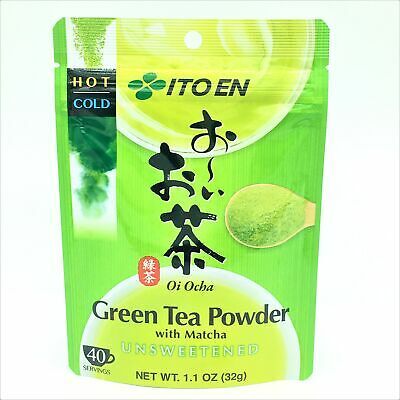 ITOEN Чай, Растворимый зеленый чай с добавлением Матча, 32 гр.