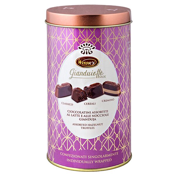 Конфеты WITOR`S Gianduiotto Assorted Truffles ж/б 250 г 1 уп.х 11 шт.