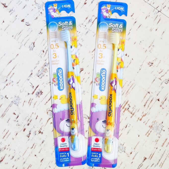 Lion Kodomo, Зубная щетка &quot;Soft &amp; Slim&quot; (0,5года-3года)