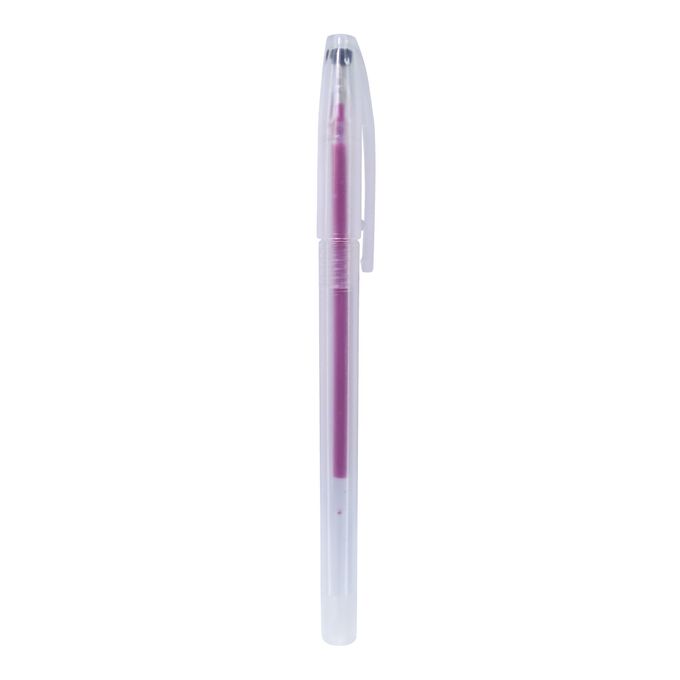 Ручка * для ткани с термоисчез.чернилами (уп. 1 ручка (14 см) +10 стержней (12,9 см)) розовый