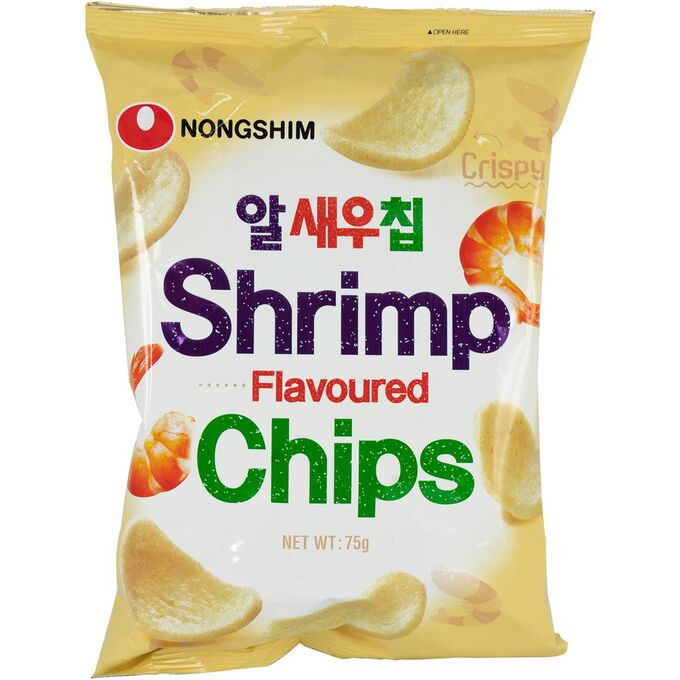 Nongshim Чипсы &quot;Нонг Шим&quot; со вкусом креветки 75гр