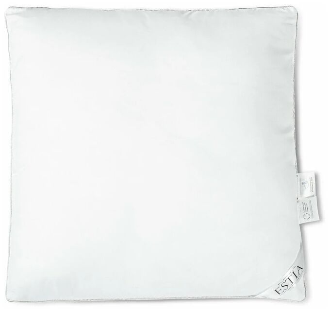 Подушка средняя Hotel collection, микроволокно Лебяжий пух, цвет: белый (50х70)