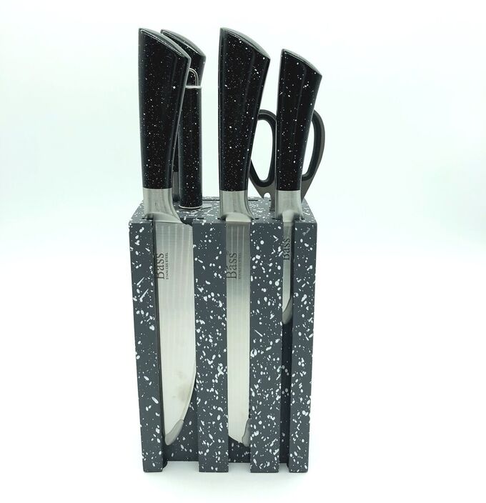 Набор ножей BASS 7 предметов в подставке
