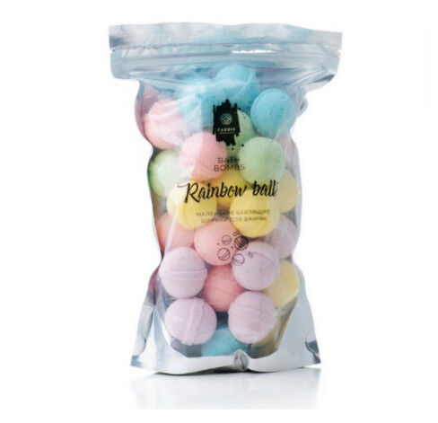 FABRIK Cosmetology Fabric Маленькие бурлящие шарики д/ванны Rainbow balls, 470 гр  NEW
