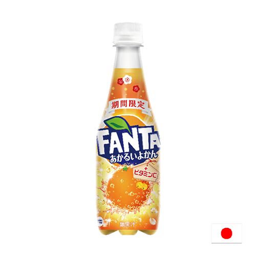 Fanta Akari Iyokan + Vitamin C 410ml - Японская Фанта Акари Иокан с витамином Ц