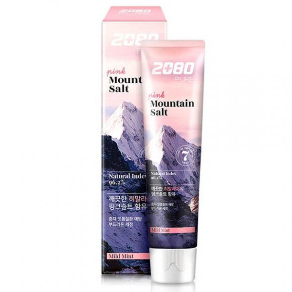 Dental Clinic 2080 Зубная паста с розовой гималайской солью Pure Pink Mountain Salt Toothpaste Mild Mint