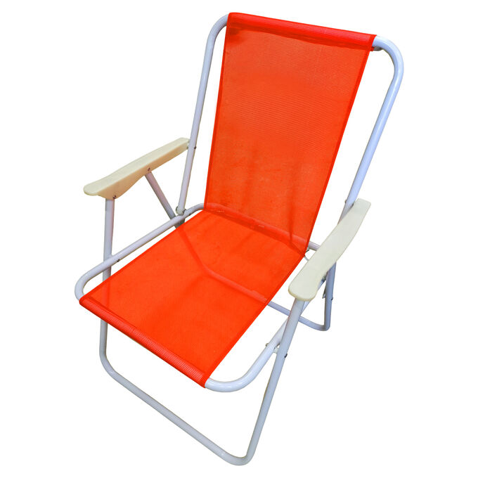 Кресло KUTBERT, В75*Ш48*Г52, складное, с пласт. подлок, мат. с PVC покр, водонепр.,цв.желт.(1215tsl)