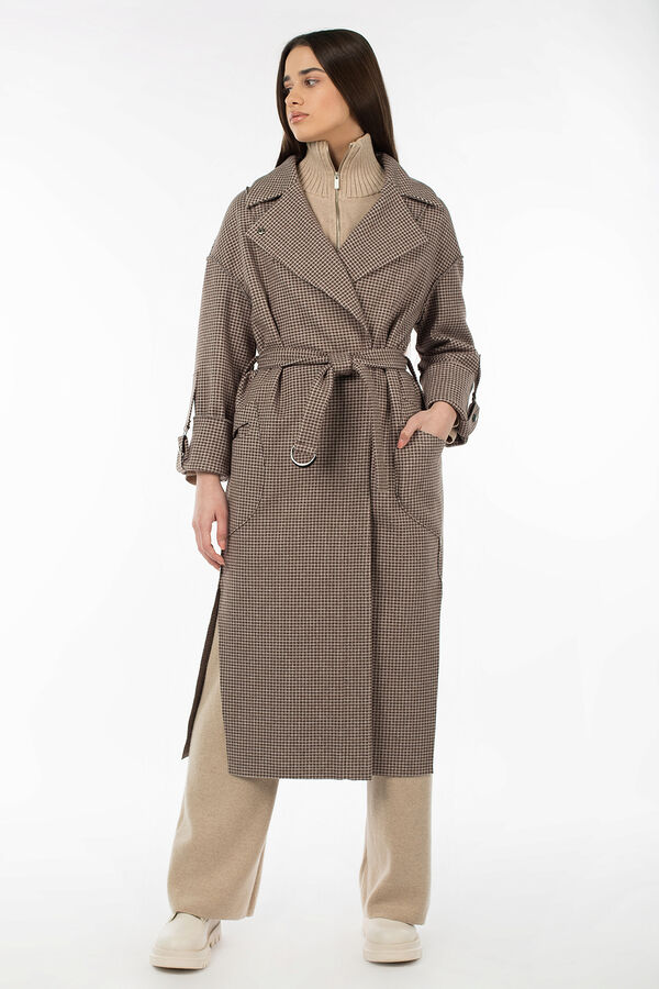 Империя пальто 01-10922 Пальто женское демисезонное (пояс)