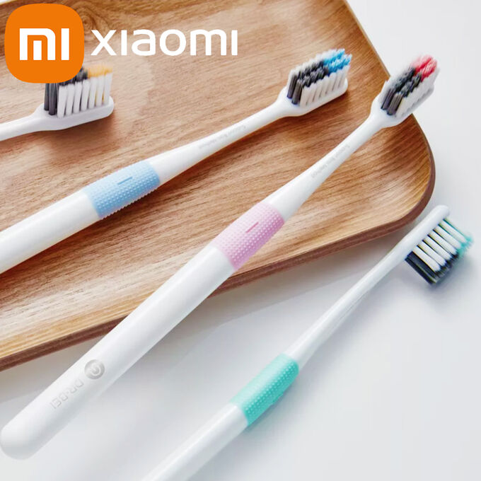 Набор зубных щеток Xiaomi DR.BEI Bass Method Toothbrush 4 шт.