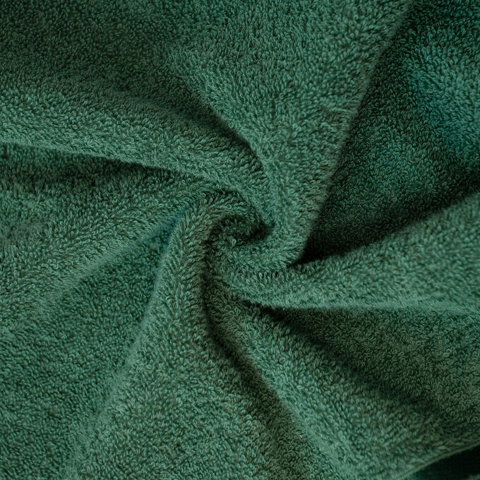 Набор из 3 полотенец Harmonika цвет: темно-зеленый (30х50 см, 50х80 см, 70х130 см)