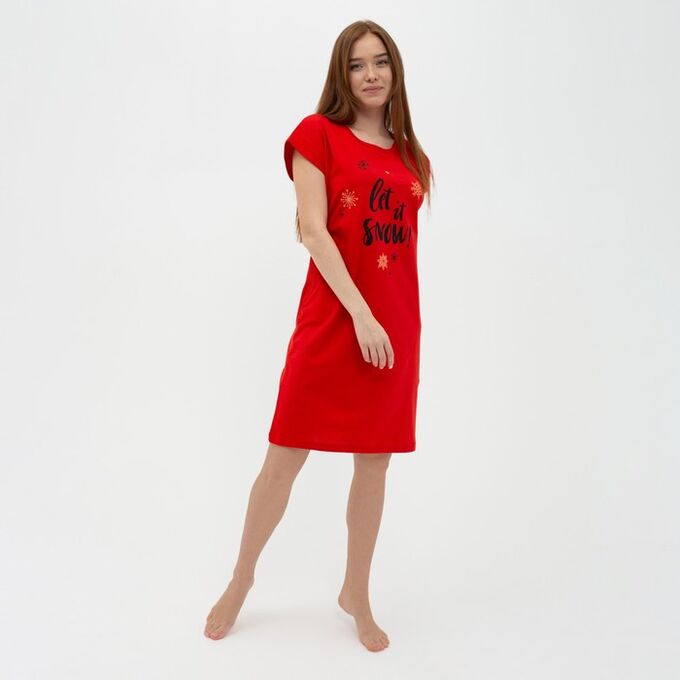 СИМА-ЛЕНД Платье домашнее женское, цвет красный