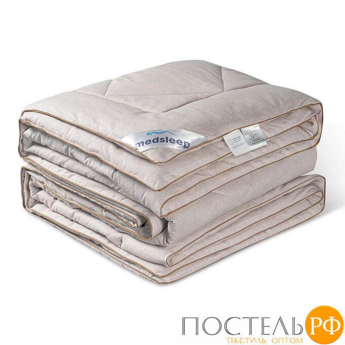 MedSleep SONORA Одеяло Зимнее 175х200, 1пр, хлопок/шерсть/микровол.; 400 гр./м2