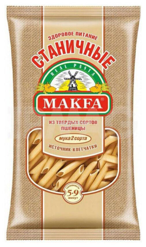 MAKFA Макароны Макфа 1кг Станичные Перья любительские