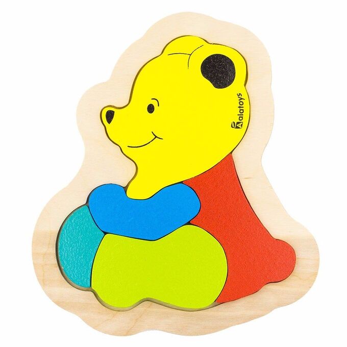 Aalatoys Пазл медвежонок 0+
