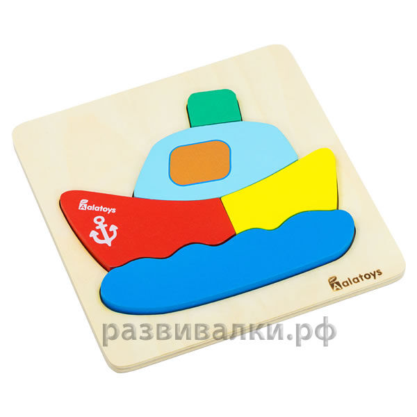 Aalatoys Пазл кораблик 0+