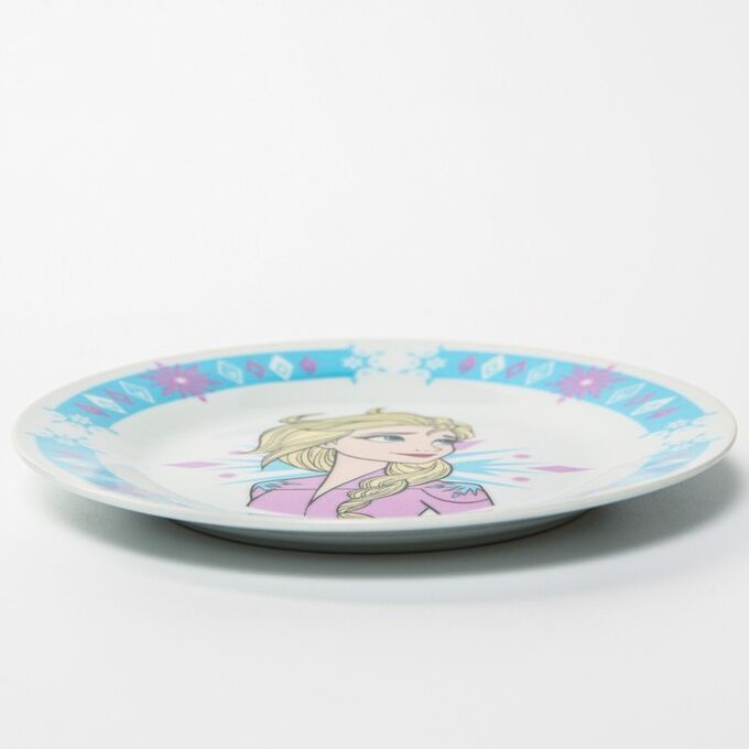 Купить тарелку холодное сердце стекло. Крс - 944. Тарелка холодное сердце. Тарелка с эльзой. Тарелка холодная.