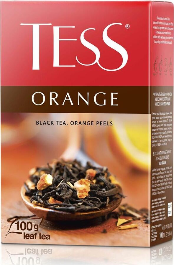 Чай tess шт. Tess Black Tea Orange 100гр. Чай черный листовой оранж Tess 100г. Чай черн. Тесс 100г оранж. Чай Тесс оранж 100.