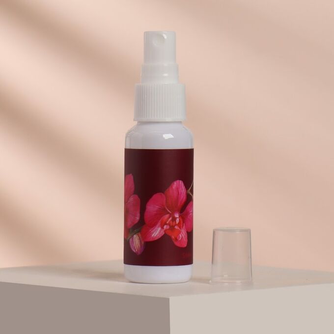 ONLITOP Бутылочка для хранения, с распылителем «Орхидея», 40 мл, цвет белый