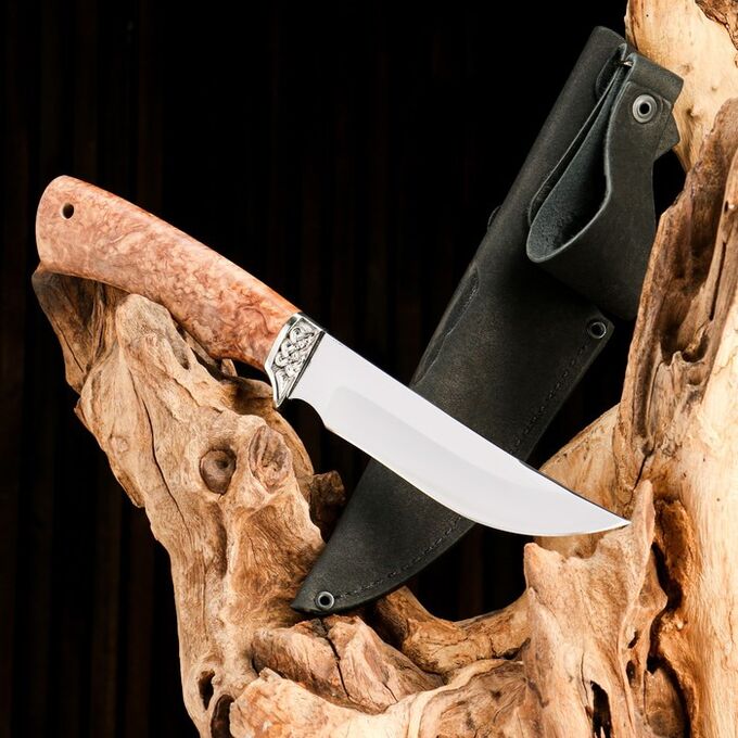 Нож охотничий &quot;Рысь-1&quot; сталь - 95х18, рукоять - стабилизированная карельская береза