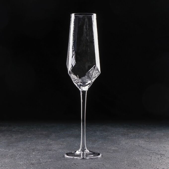 Бокал для шампанского Magistro «Дарио», 180 мл, 5?27,5 см, цвет прозрачный