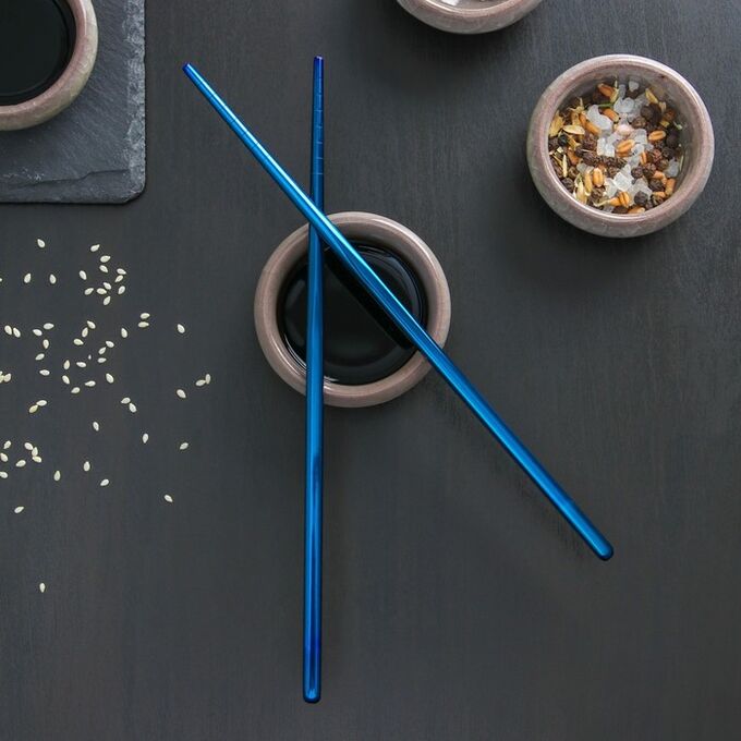 Палочки для суши Bacchette, 21 см, цвет синий