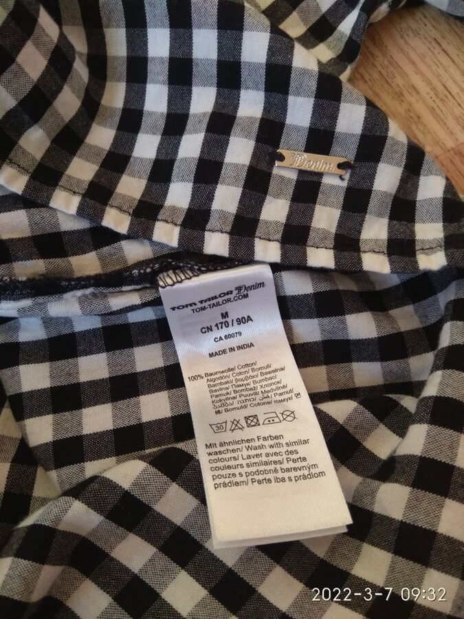 Блуза, бренд TOM TAILOR DENIM, хлопок во Владивостоке