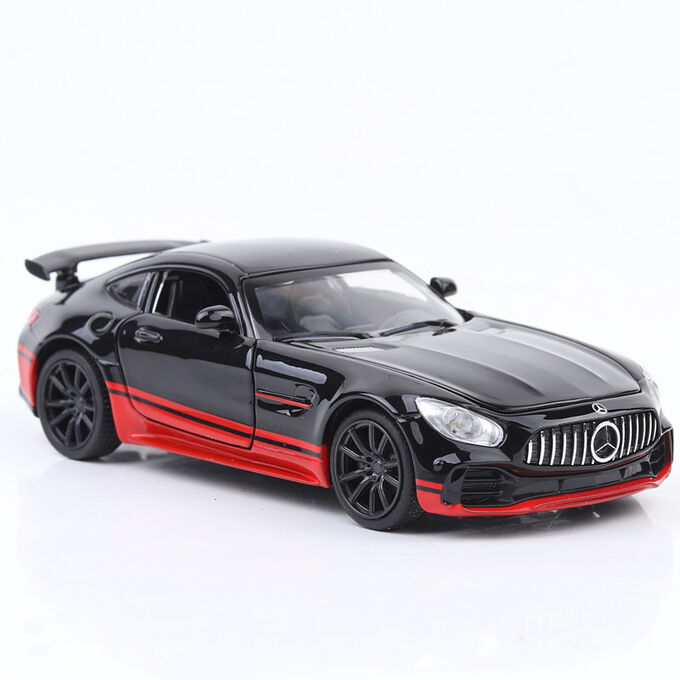 Нескучные игры Модель мет. &quot;Mercedes AMG GT&quot; 1:32 инерц. свет, звук, открыв. двери и багажник арт.3222A/71376