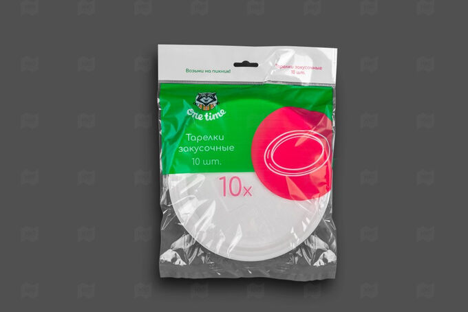 Мир упаковки Тарелка закусочная One Time (10 шт.)
