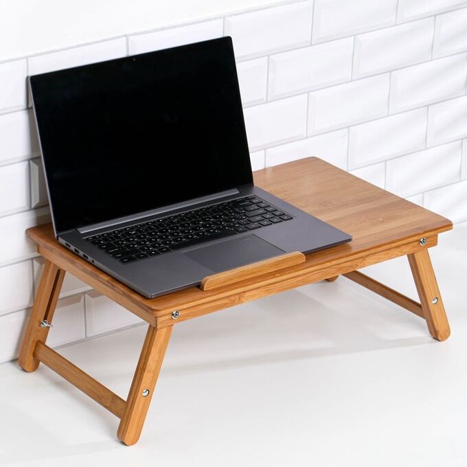 Дарим красиво Столик для ноутбука складной, 22х50 см, дерево