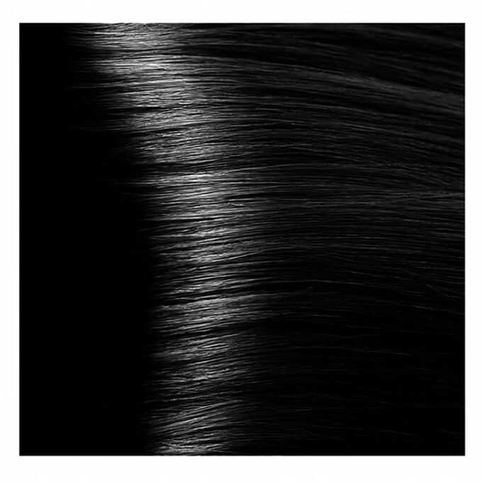 Kapous HY 1.00 Черный интенсивный, крем-краска для волос с гиалуроновой кислотой, 100 мл