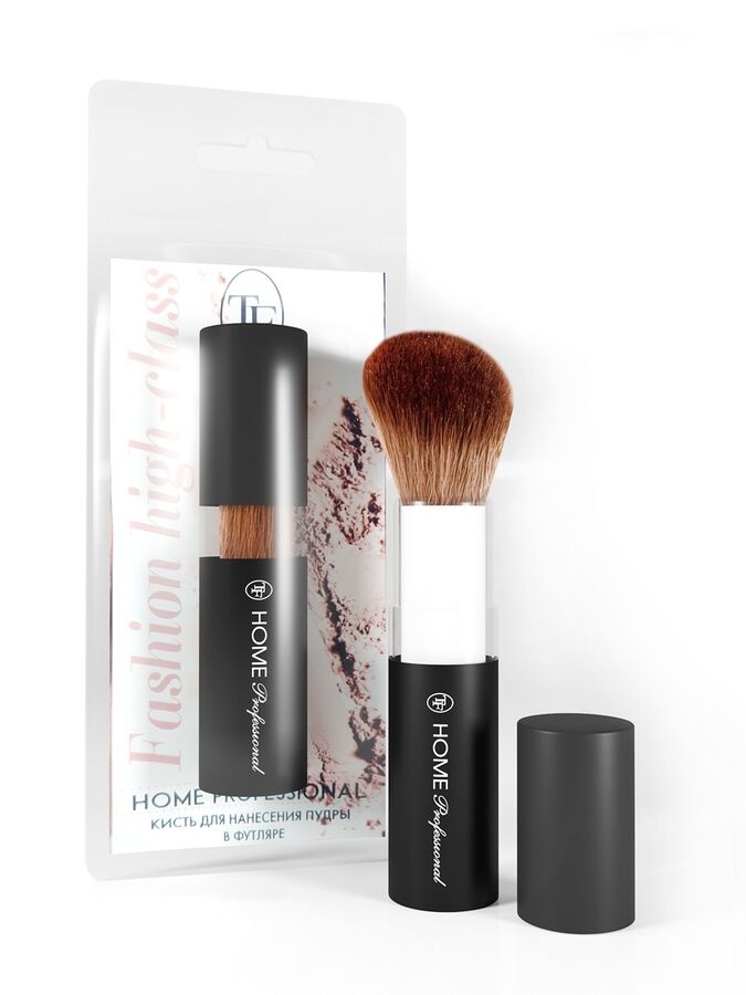 Triumph cosmetics .ТФ акс Кисть для пудры  в футляре c угловым срезом CTS 03