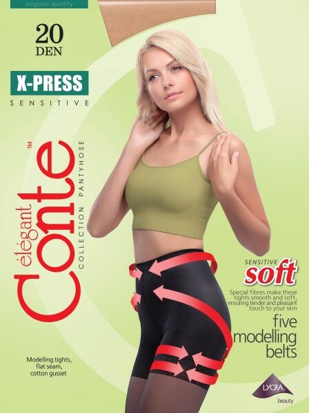 Колготки X-Press 20 колготки (Conte)/8/ шортики.с моделирующим эффектом