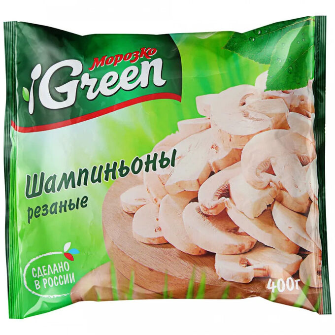 МорозКом Шампиньоны рез. 400г &quot;Морозко&quot;