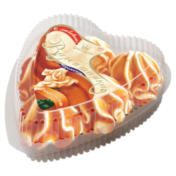 Мороженое торт с карамелью