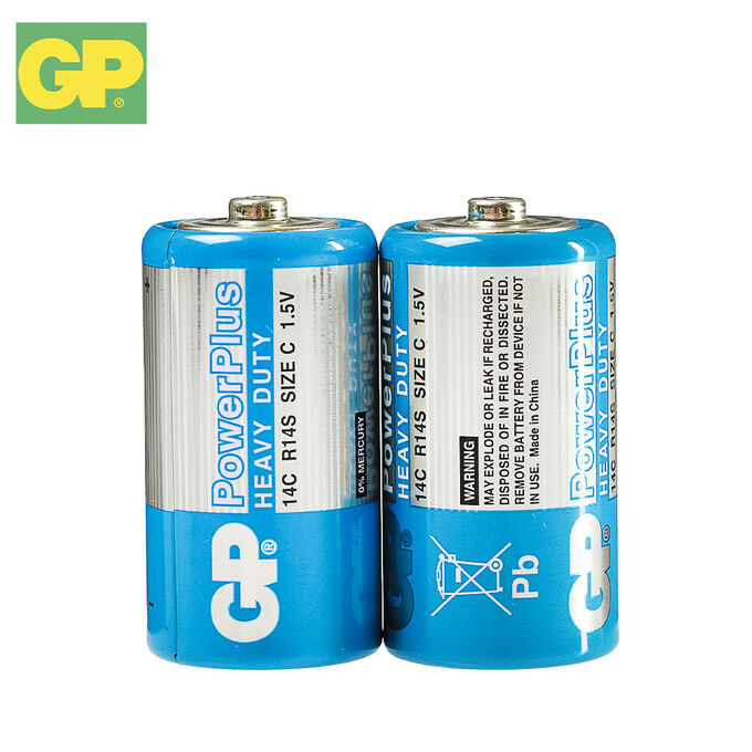 Комплект батареек GP PowerPlus C R14 1.5V 2 шт.