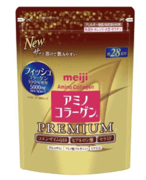 Японский рыбный Амино Коллаген MEIJI Amino Collagen Premium на 28 дней
