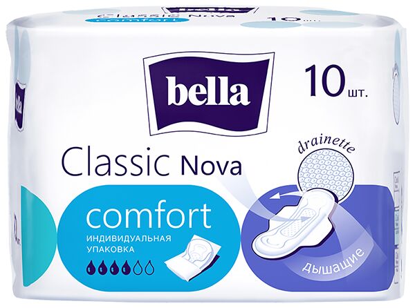 Гигиенические прокладки Bella Classic Nova Comfort (10 шт.)