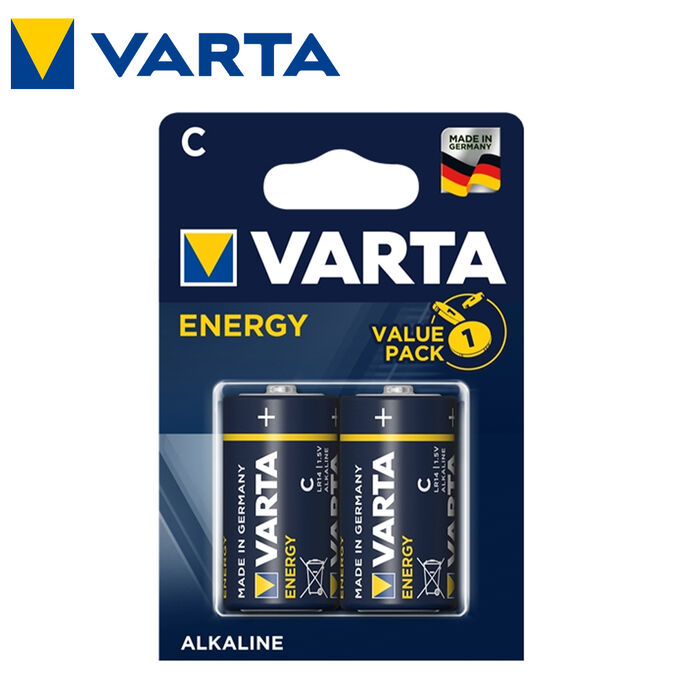 Комплект батареек Varta Energy C LR14 1.5V 2 шт.