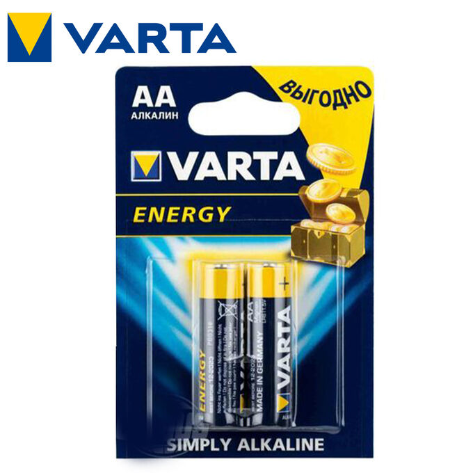 Комплект батареек Varta Energy LR6 AA 1.5V 2 шт.