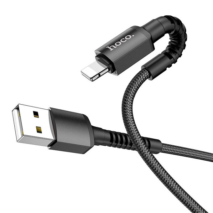 Кабель USB HOCO X71 Especial, for Apple Lightning, 2.4А, 1 м, для зарядки и передачи