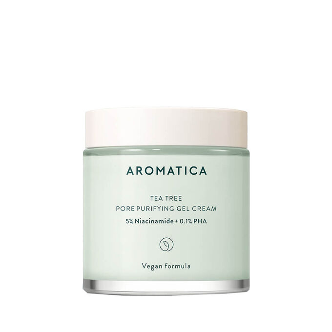 Балансирующий крем-гель для жирной кожи Aromatica Tea Tree Pore Purifying Gel Cream
