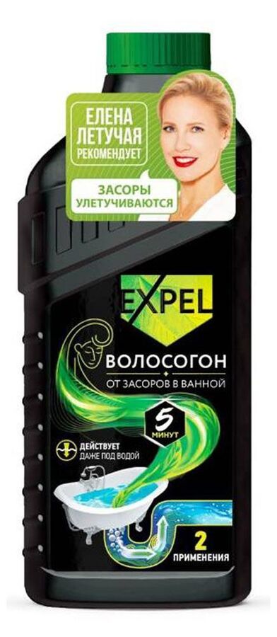 EXPEL Гель для устранения засоров от волос ВОЛОСОГОН 500 мл