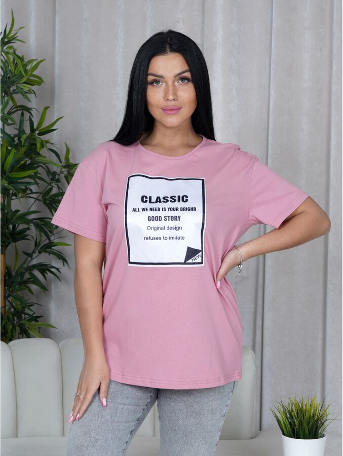 Lovetex Алиса футболка женская (розовый)
