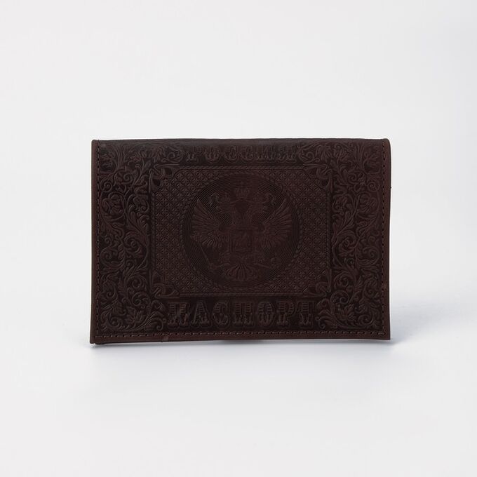 Обложка для паспорта, цвет коричневый 1185063
