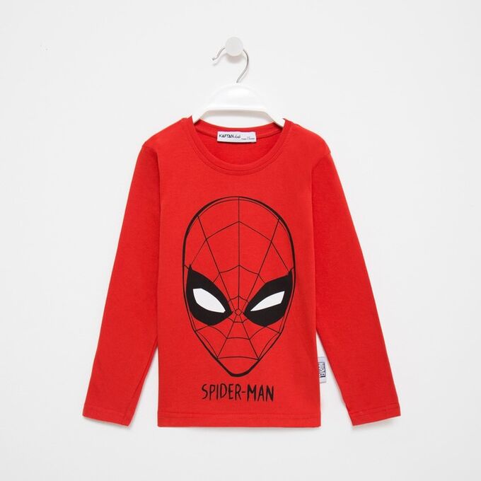 KAFTAN Джемпер детский MARVEL &quot;Spider man&quot;, рост 110-116 (32), цвет красный