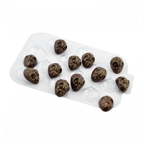 &#039;Перепелиные мыши&#039; пластиковая форма для шоколада (MF)