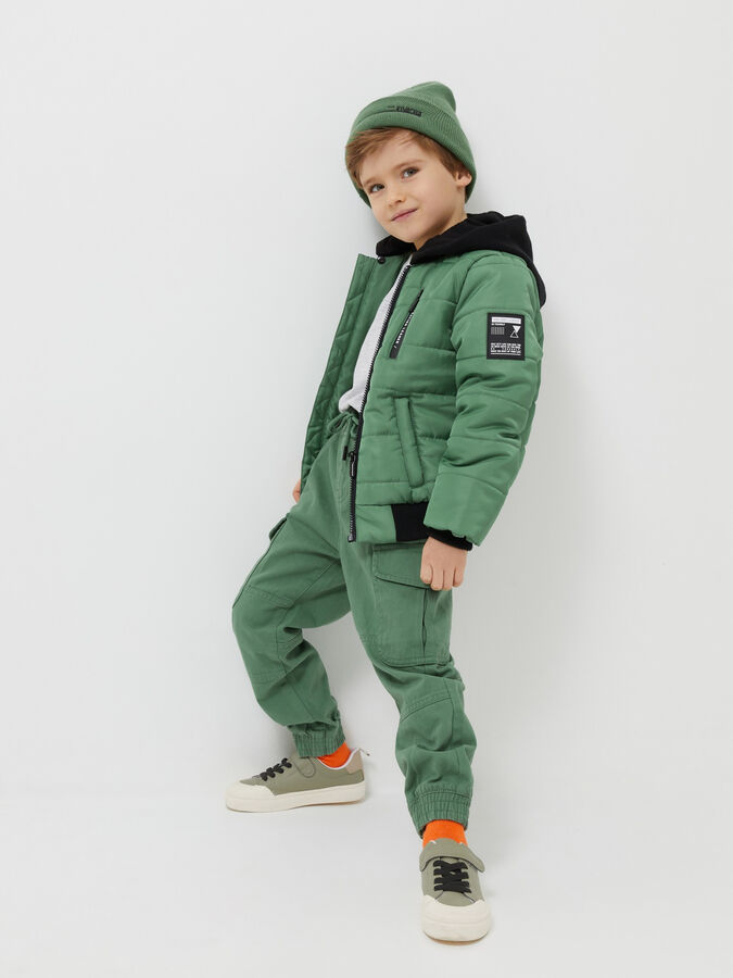 Acoola Куртка детская для мальчиков Henrik темно-зеленый